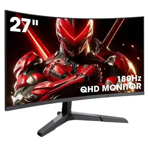 KOORUI 27E6QCA 27-inch QHD 180Hz Curved Gaming Monitor